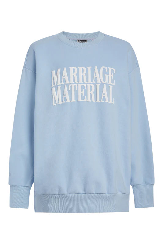 Marriage Material Oversized BRIDEMERCH Sweatshirt
