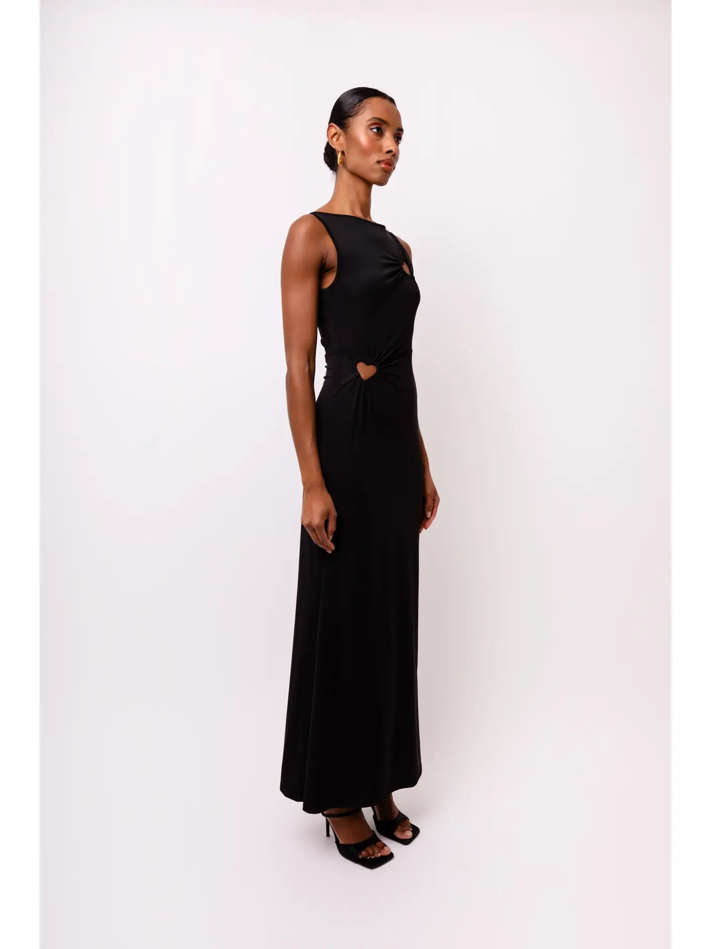 Harlie Heart Cut Out Maxi Dress