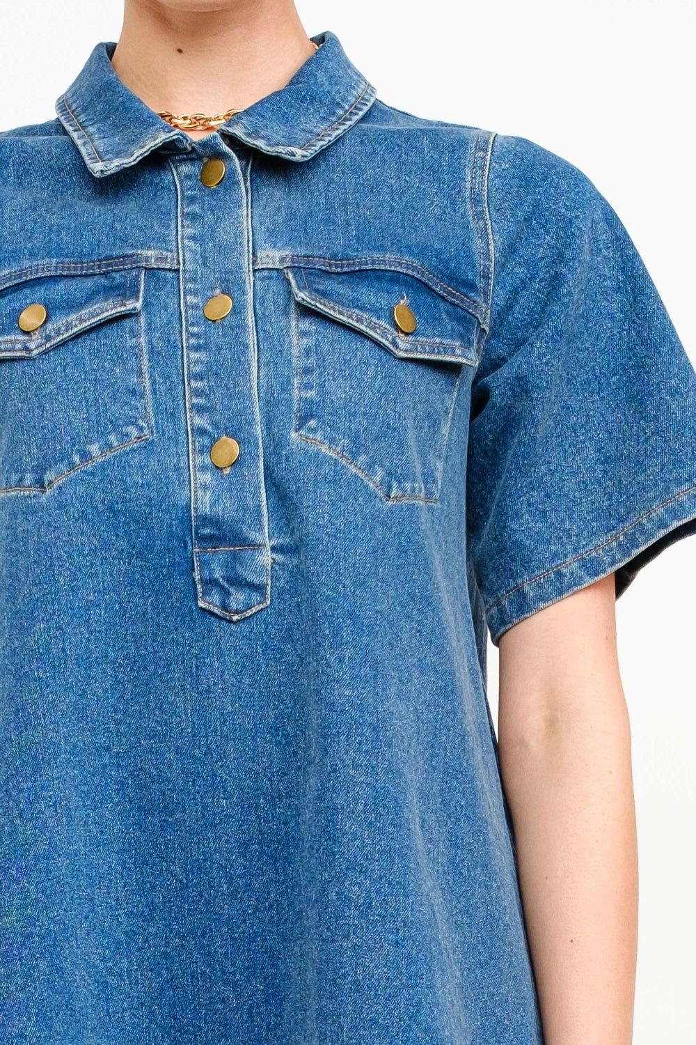 Paloma Medium Wash Denim Dress