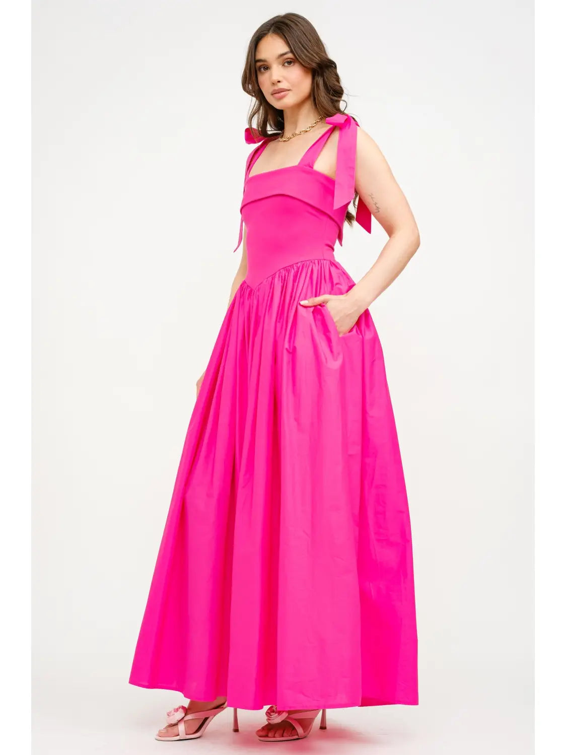 Karina Fuchsia Dress