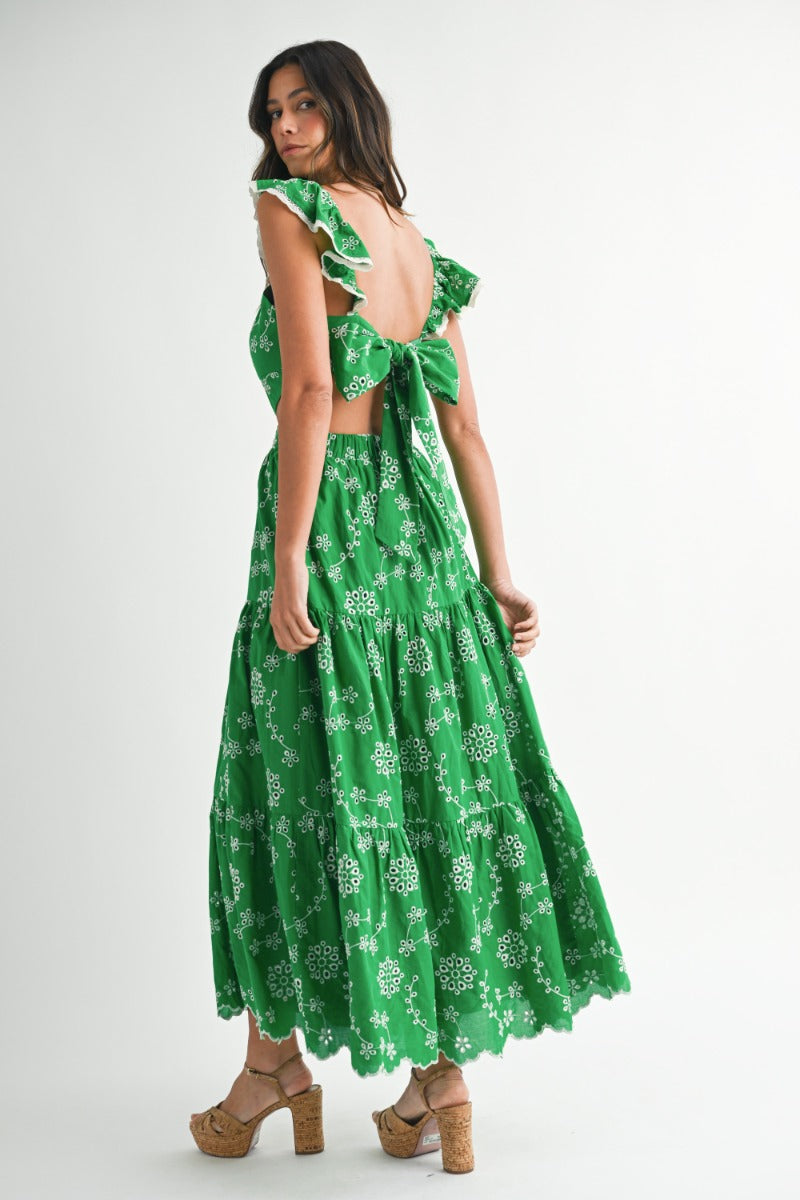 Garrison Eyelet Midi Dress
