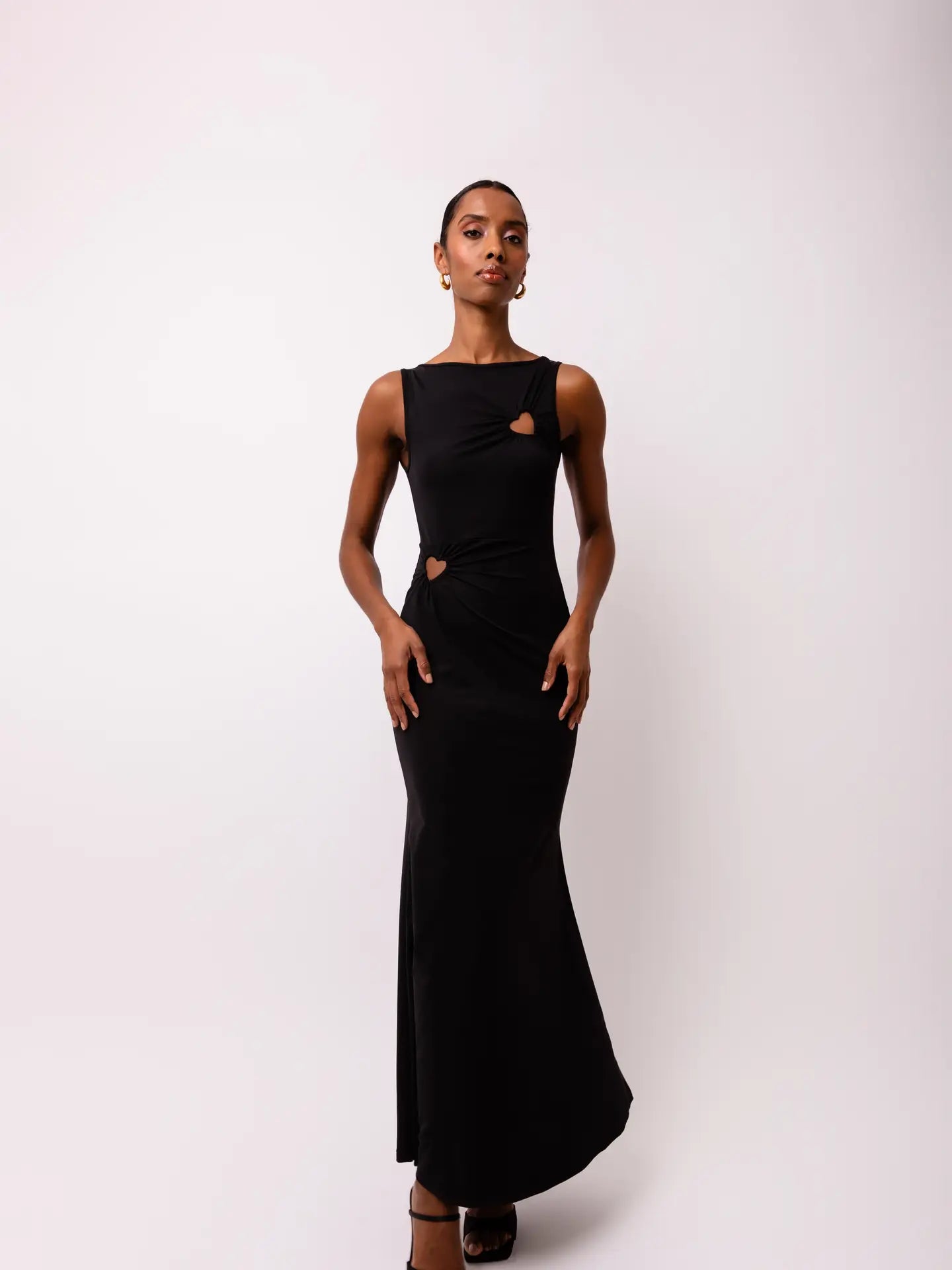 Harlie Heart Cut Out Maxi Dress