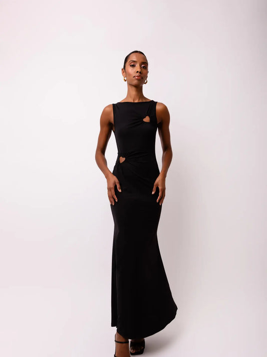 Harlie Heart Cut Out Maxi Dress