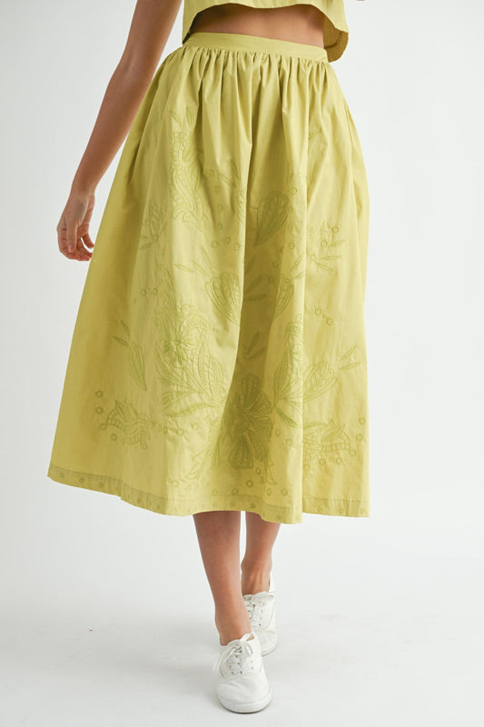 Emma Embroidered Skirt