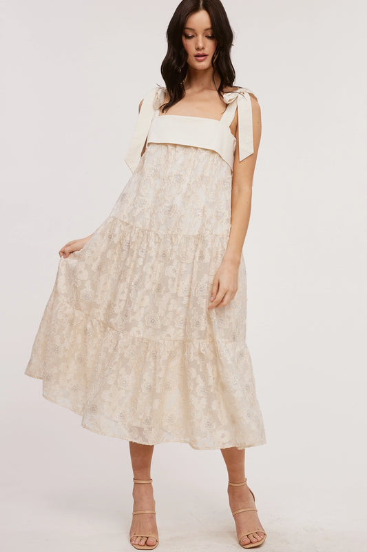 Organza Maxi Dress