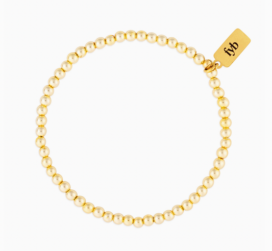 Mini Gold Staple Bracelet