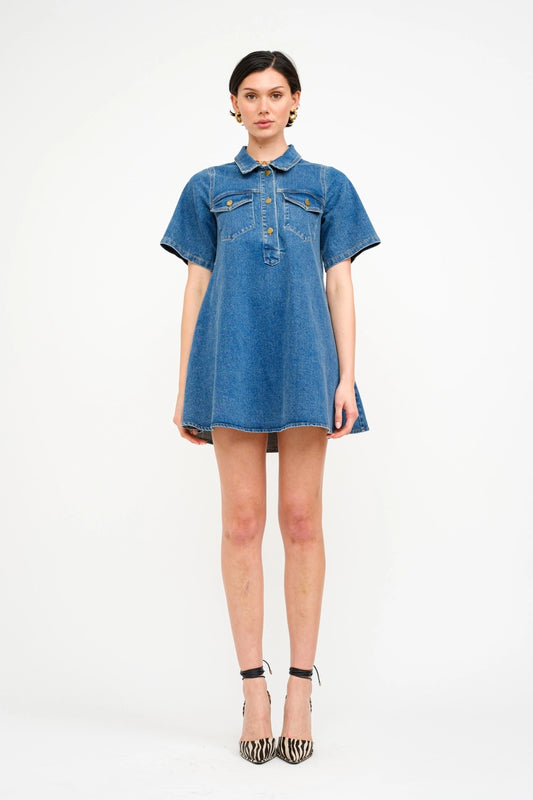Paloma Medium Wash Denim Dress