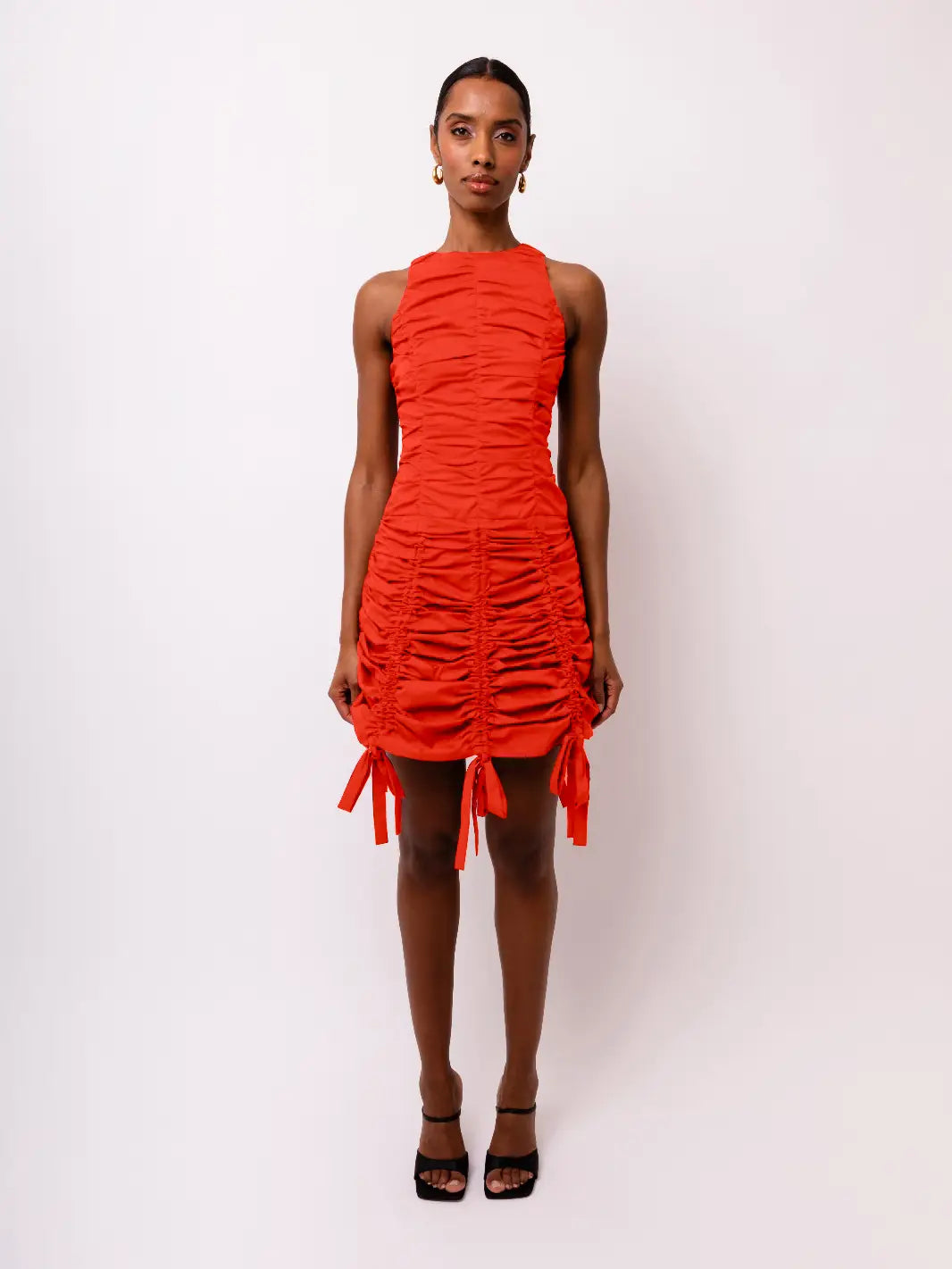 Erin Ruche Mini Dress