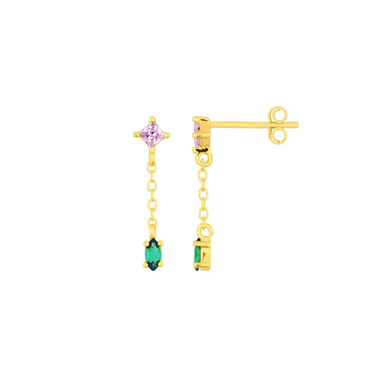Loren Drop Stud Earring