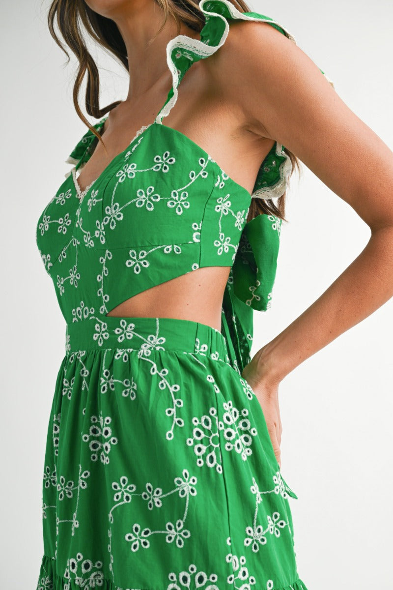 Garrison Eyelet Midi Dress