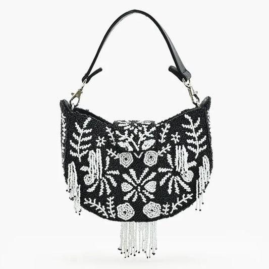 Nightfall Beaded Handheld Bag
