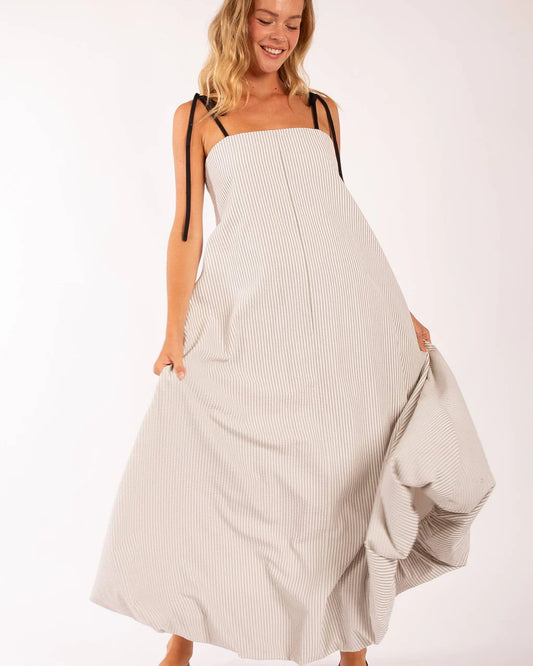 Evelyn Pin-Striped Dress