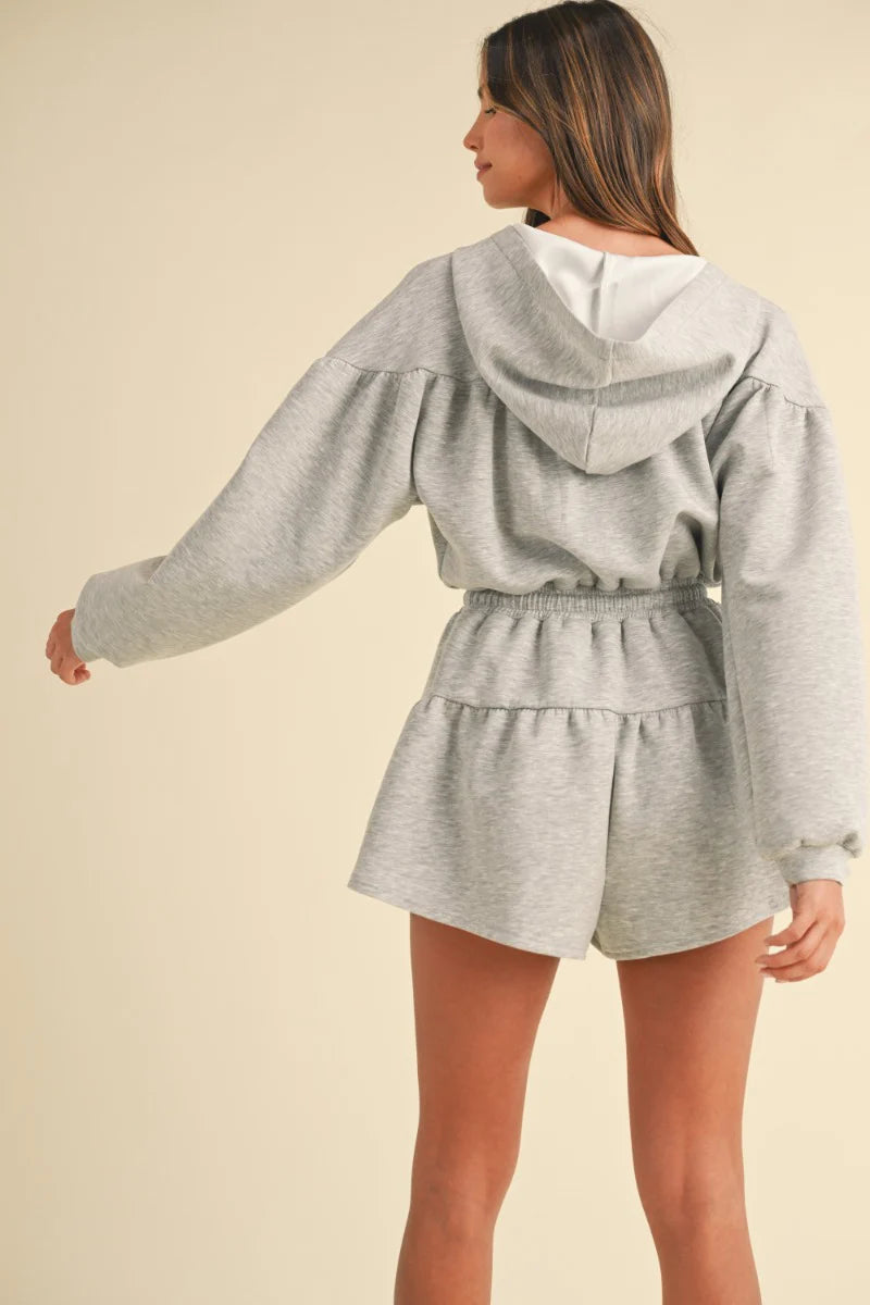 Gemini Scuba Sweatshirt Romper