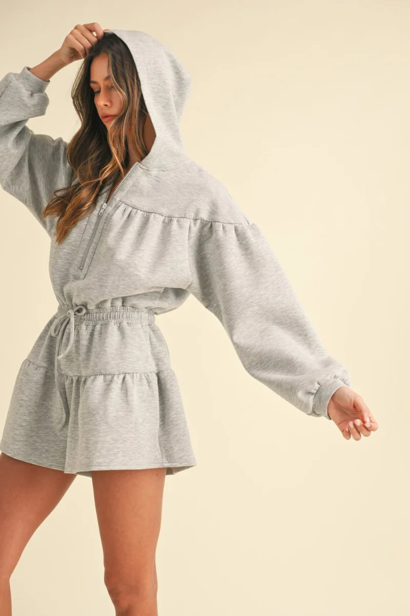 Gemini Scuba Sweatshirt Romper